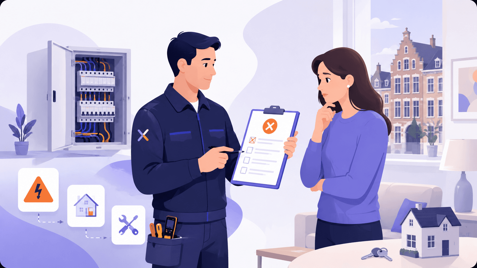 Contrôle électrique négatif avant une vente : que faire ?